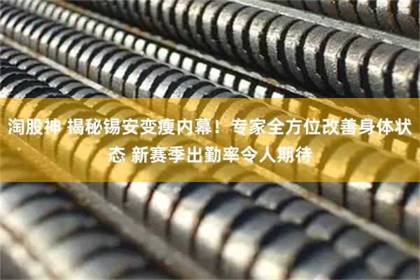 淘股神 揭秘锡安变瘦内幕！专家全方位改善身体状态 新赛季出勤率令人期待
